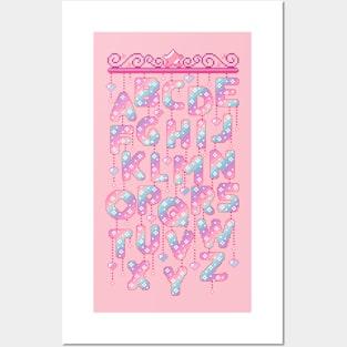 Alphabet Mobile Pixel Art Posters and Art